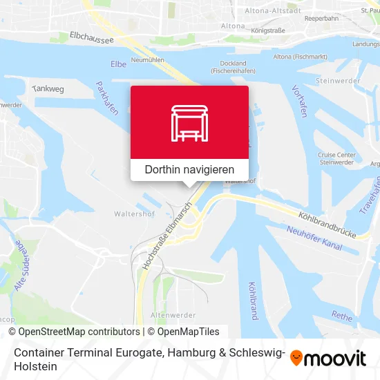 Container Terminal Eurogate Karte
