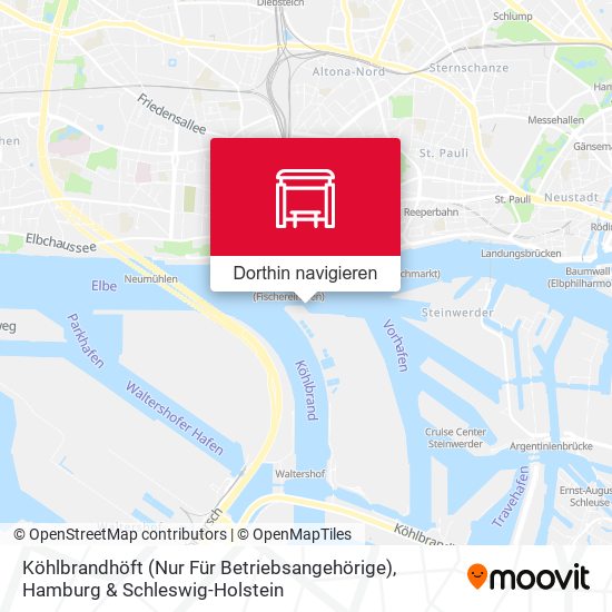 Köhlbrandhöft (Nur Für Betriebsangehörige) Karte