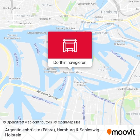 Argentinienbrücke (Fähre) Karte