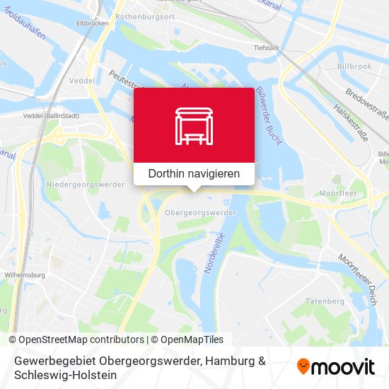 Gewerbegebiet Obergeorgswerder Karte