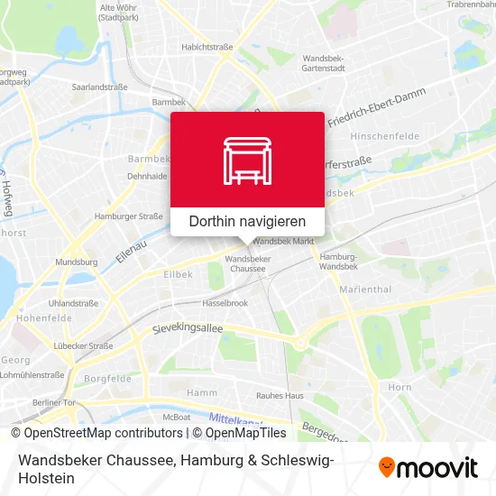 Wandsbeker Chaussee Karte