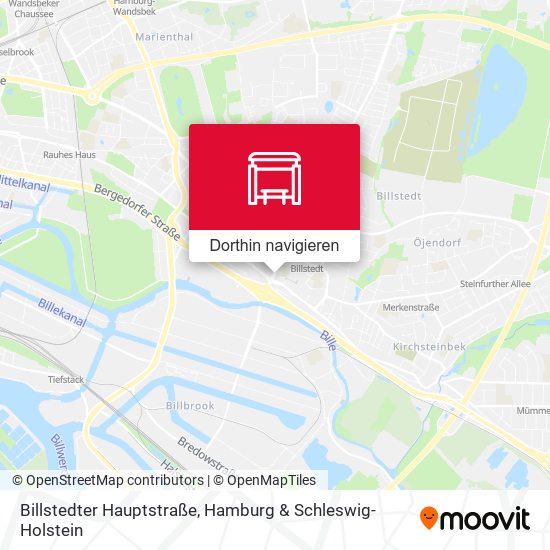Billstedter Hauptstraße Karte