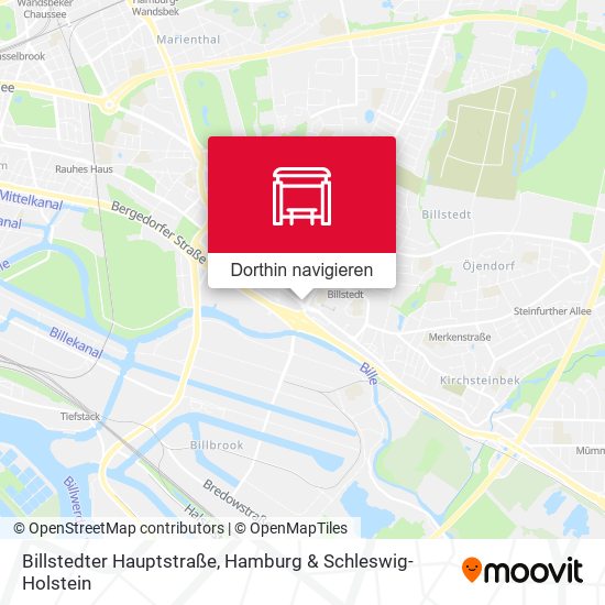 Billstedter Hauptstraße Karte