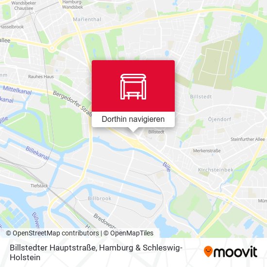 Billstedter Hauptstraße Karte