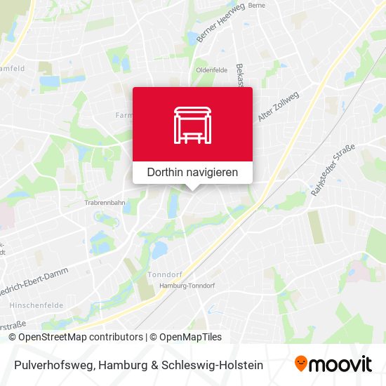Pulverhofsweg Karte