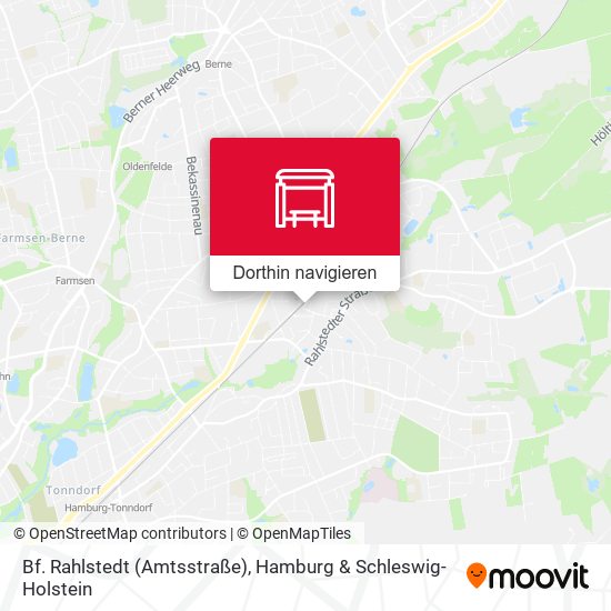 Bf. Rahlstedt (Amtsstraße) Karte