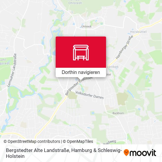 Bergstedter Alte Landstraße Karte