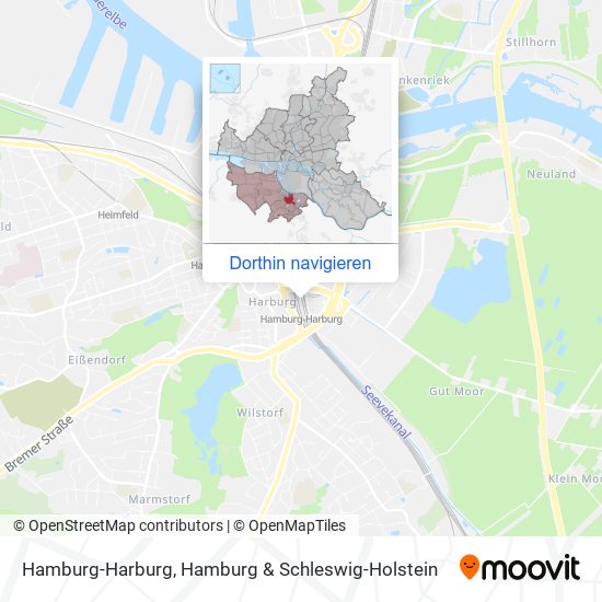 Hamburg-Harburg Karte
