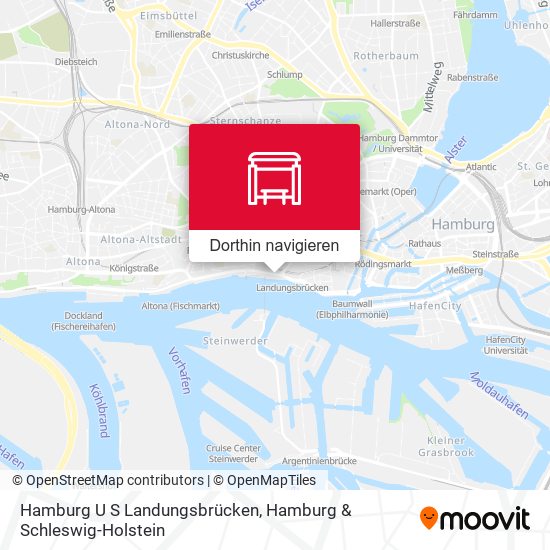 Hamburg U S Landungsbrücken Karte