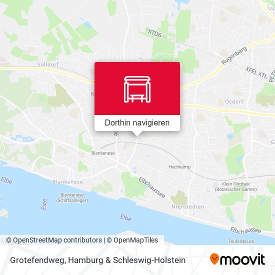 Grotefendweg Karte