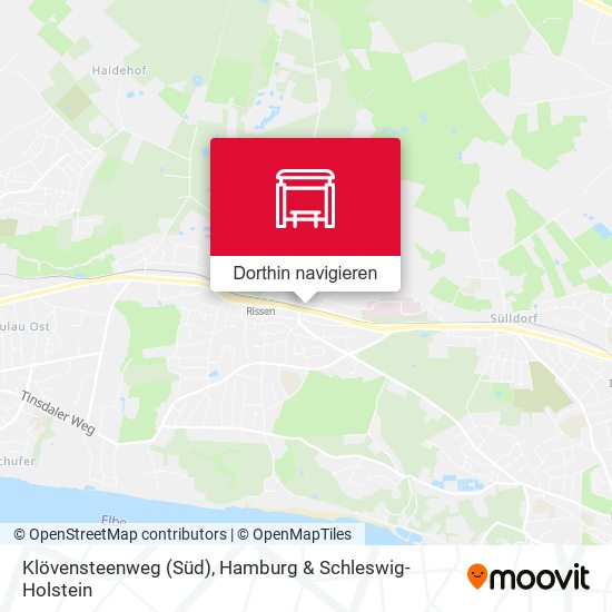 Klövensteenweg (Süd) Karte