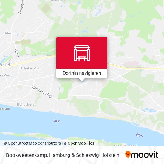 Bookweetenkamp Karte