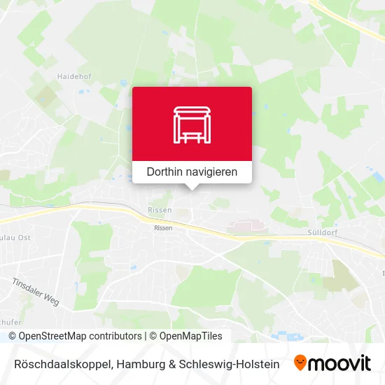 Röschdaalskoppel Karte