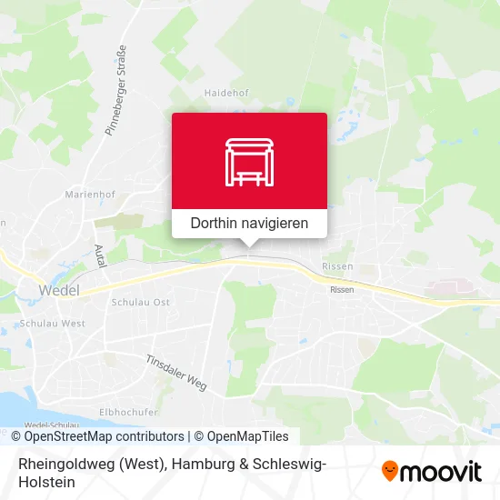 Rheingoldweg (West) Karte