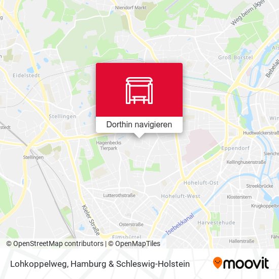 Lohkoppelweg Karte