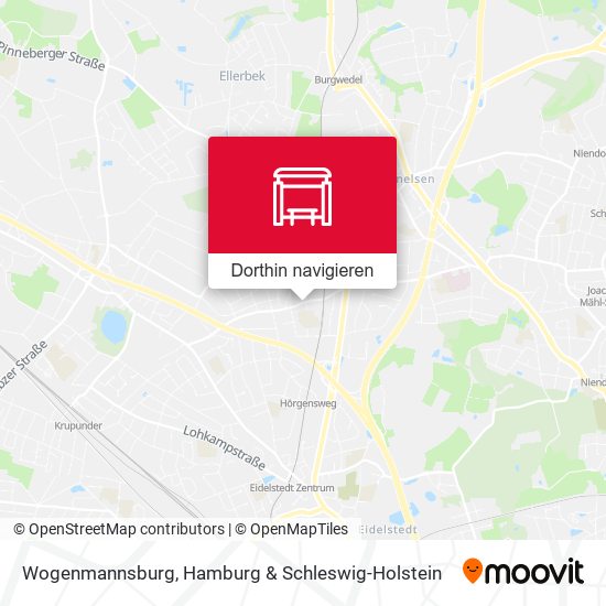 Wogenmannsburg Karte