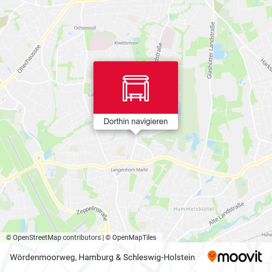 Wördenmoorweg Karte