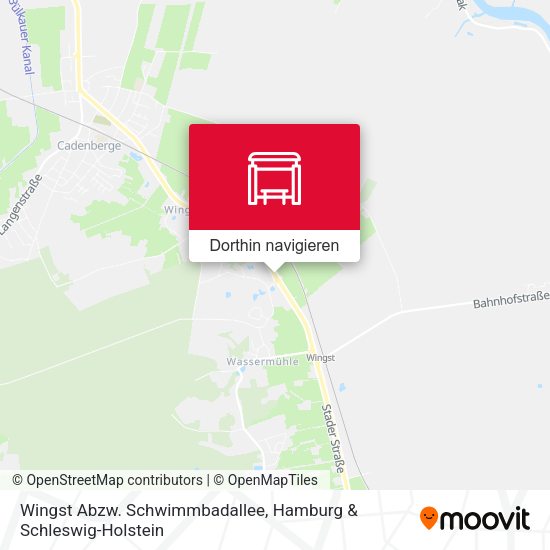 Wingst Abzw. Schwimmbadallee Karte