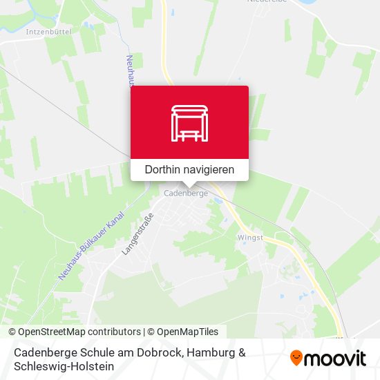 Cadenberge Schule am Dobrock Karte