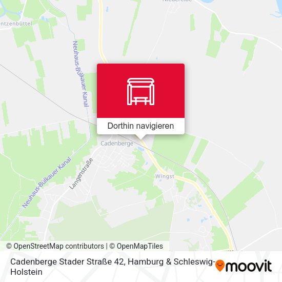 Cadenberge Stader Straße 42 Karte