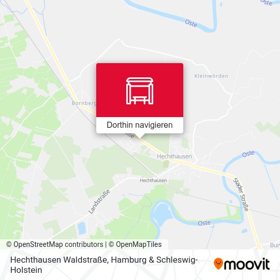 Hechthausen Waldstraße Karte