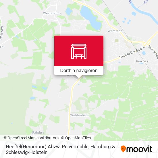 Heeßel(Hemmoor) Abzw. Pulvermühle Karte