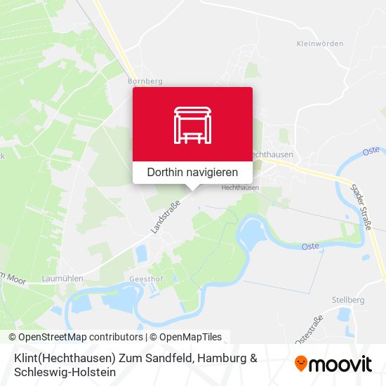 Klint(Hechthausen) Zum Sandfeld Karte