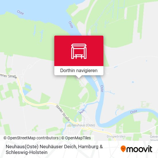 Neuhaus(Oste) Neuhäuser Deich Karte