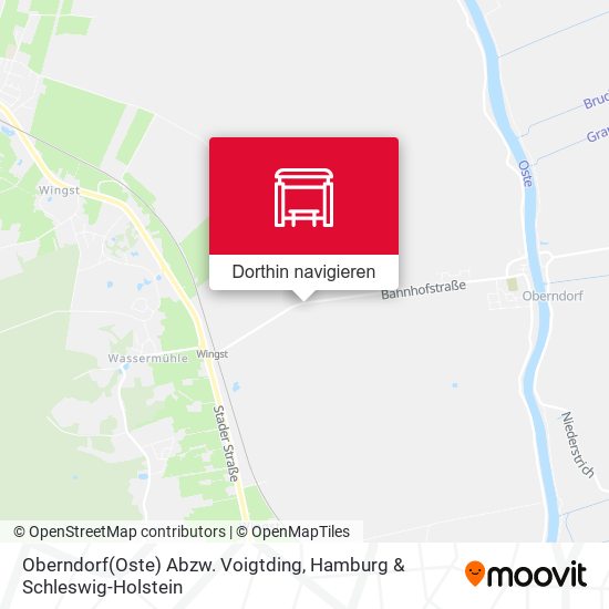 Oberndorf(Oste) Abzw. Voigtding Karte