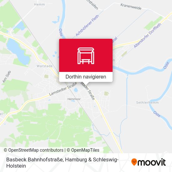 Basbeck Bahnhofstraße Karte