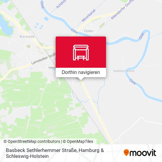 Basbeck Sethlerhemmer Straße Karte