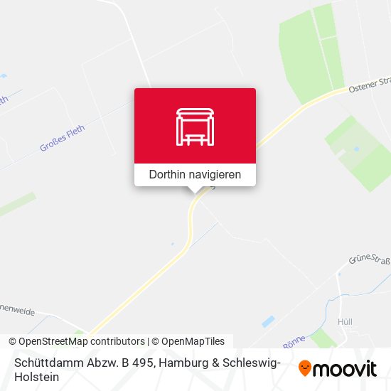 Schüttdamm Abzw. B 495 Karte