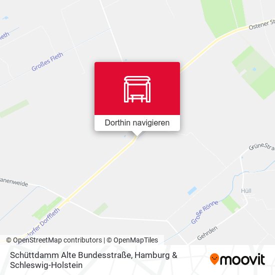 Schüttdamm Alte Bundesstraße Karte