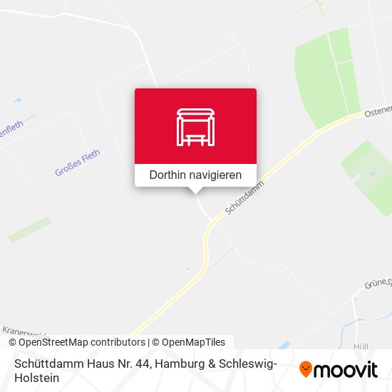 Schüttdamm Haus Nr. 44 Karte