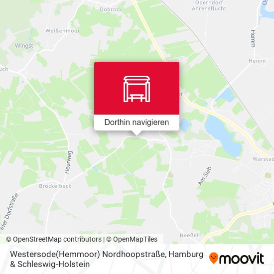 Westersode(Hemmoor) Nordhoopstraße Karte