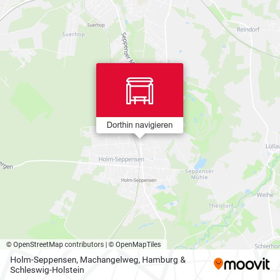Holm-Seppensen, Machangelweg Karte