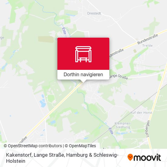 Kakenstorf, Lange Straße Karte