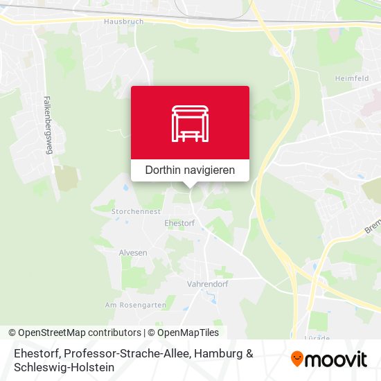 Ehestorf, Professor-Strache-Allee Karte