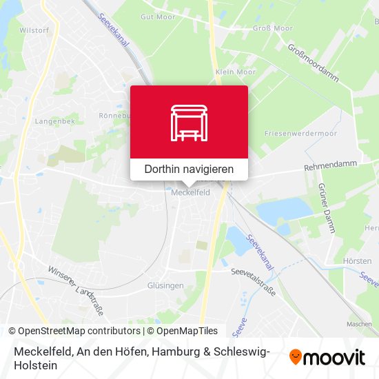 Meckelfeld, An den Höfen Karte