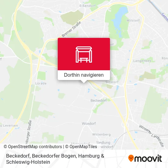 Beckedorf, Beckedorfer Bogen Karte