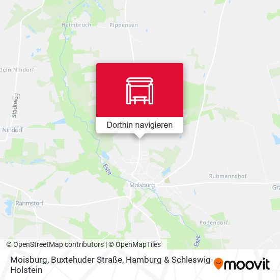 Moisburg, Buxtehuder Straße Karte