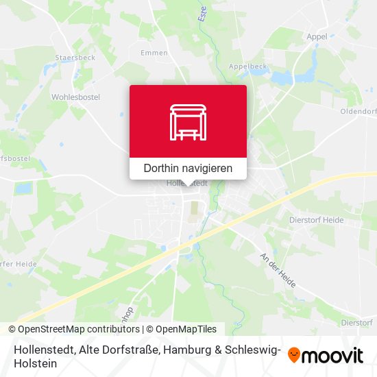 Hollenstedt, Alte Dorfstraße Karte