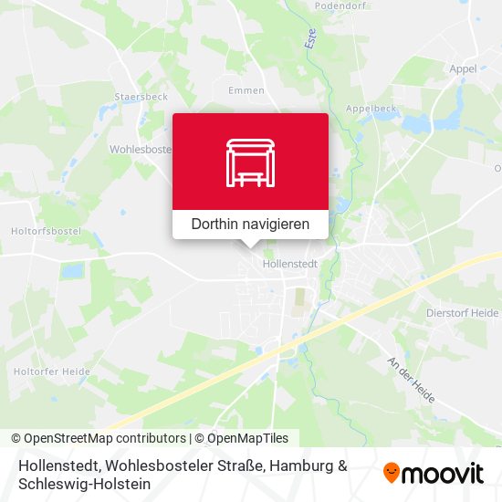 Hollenstedt, Wohlesbosteler Straße Karte