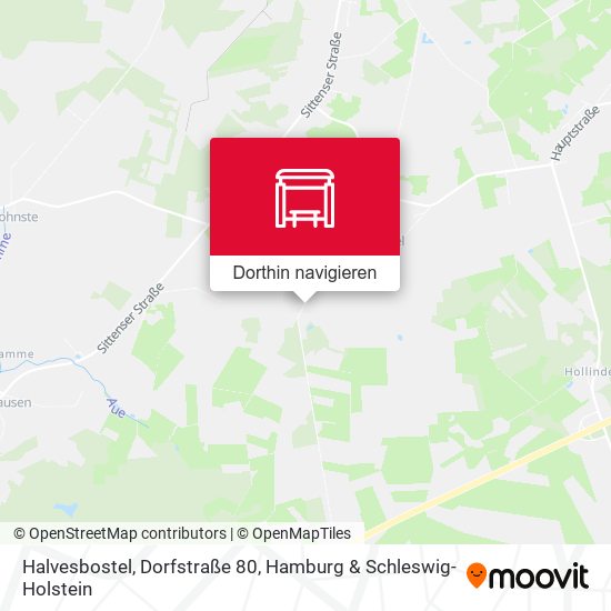 Halvesbostel, Dorfstraße 80 Karte