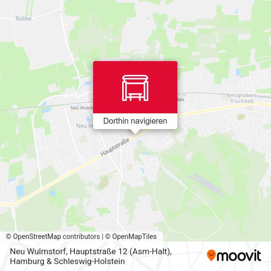 Neu Wulmstorf, Hauptstraße 12 (Asm-Halt) Karte