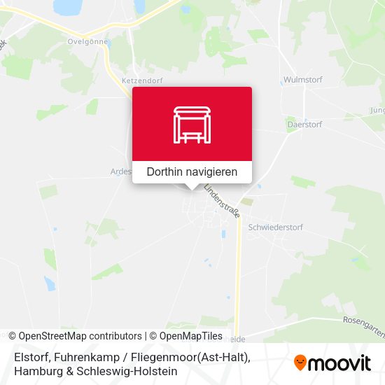 Elstorf, Fuhrenkamp / Fliegenmoor(Ast-Halt) Karte