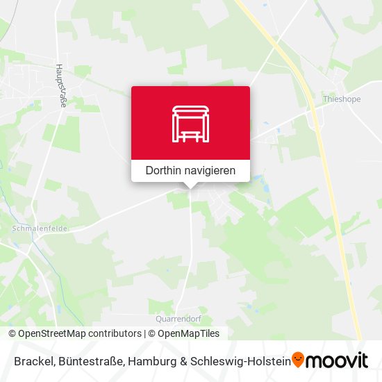 Brackel, Büntestraße Karte