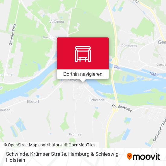 Schwinde, Krümser Straße Karte