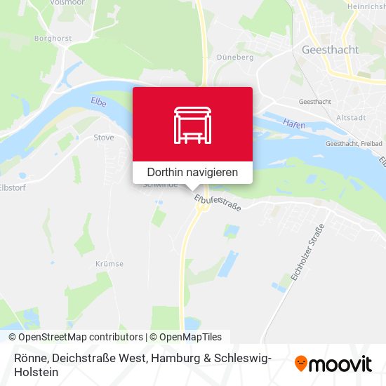 Rönne, Deichstraße West Karte