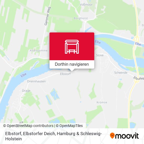 Elbstorf, Elbstorfer Deich Karte